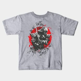 Black Samurai Kids T-Shirt
